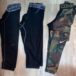 3 pairs men’s tights 2 Nike 1 east bay medium